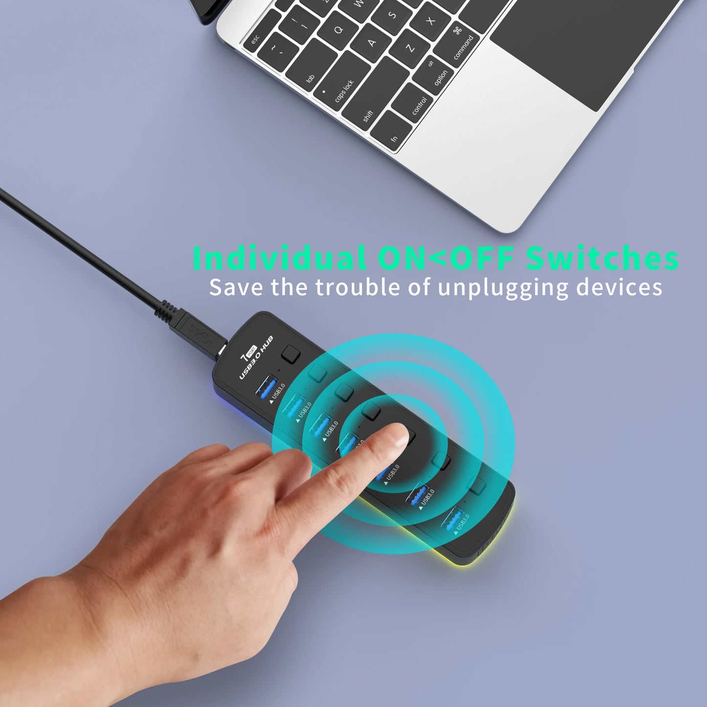 Ultimate 7-Port USB Hub™